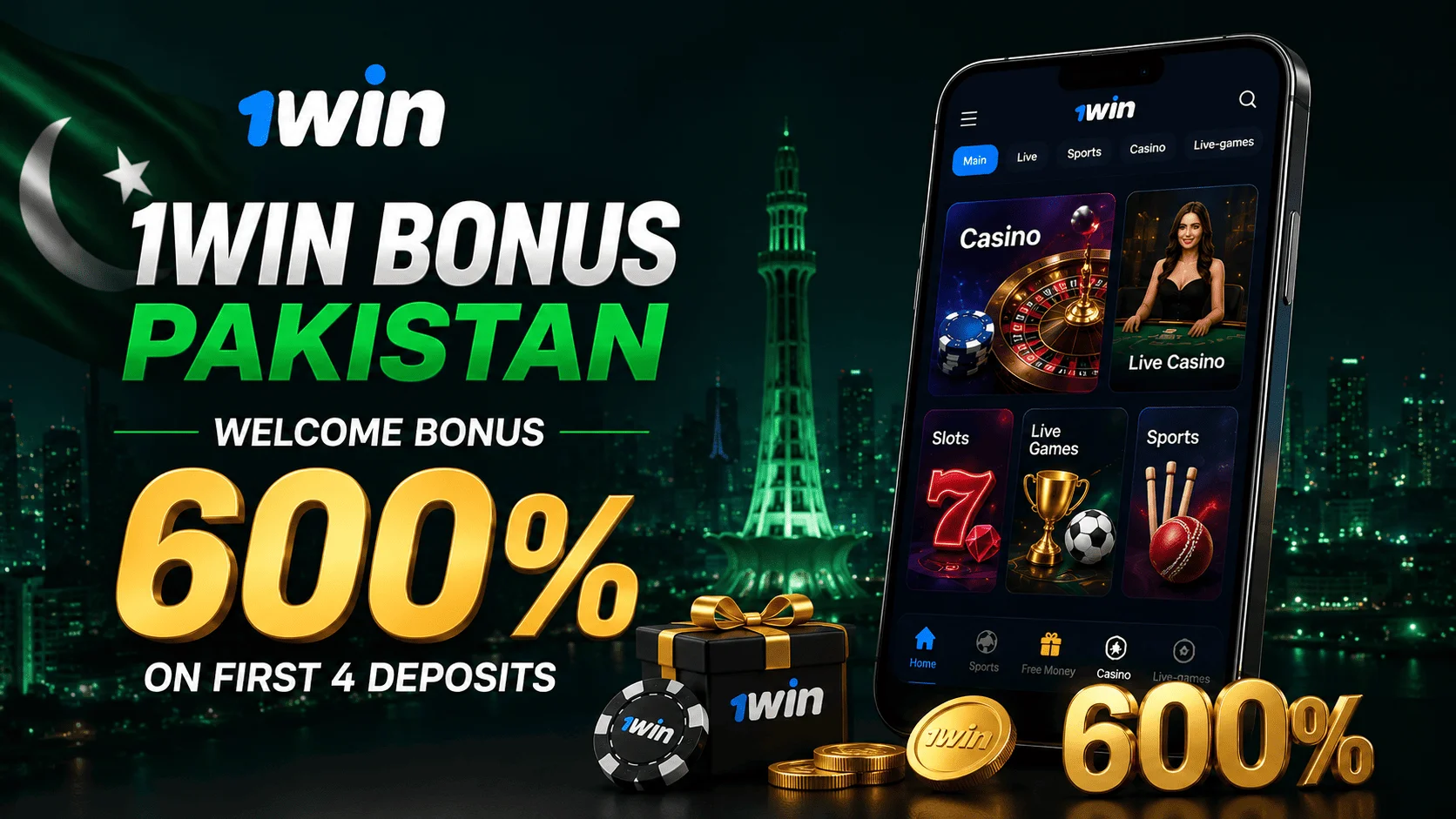 1win Bonus Pakistan