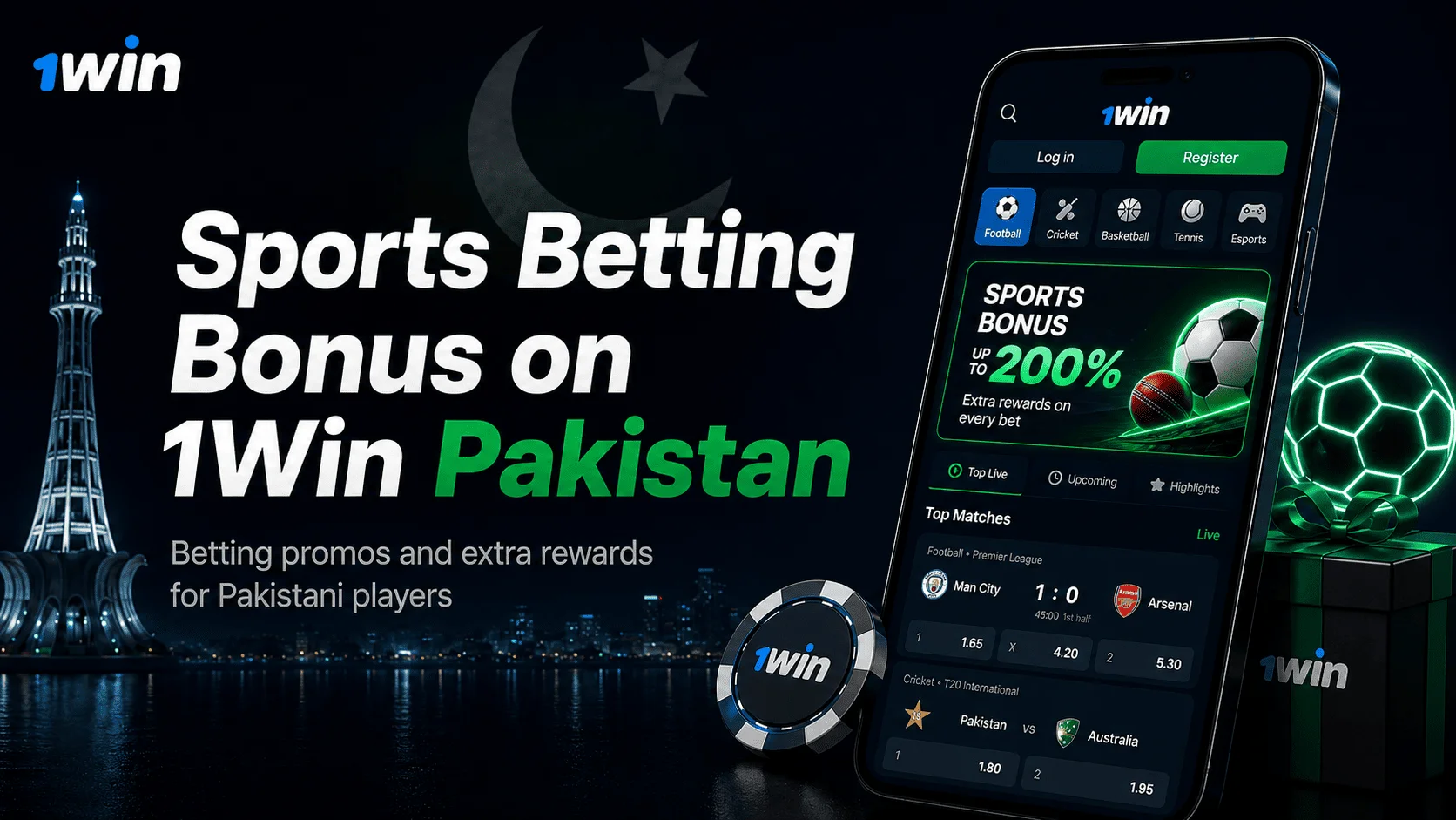 1win Sports Betting Bonus Pakistan